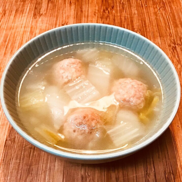 【あっさり美味しい】白菜の中華スープ